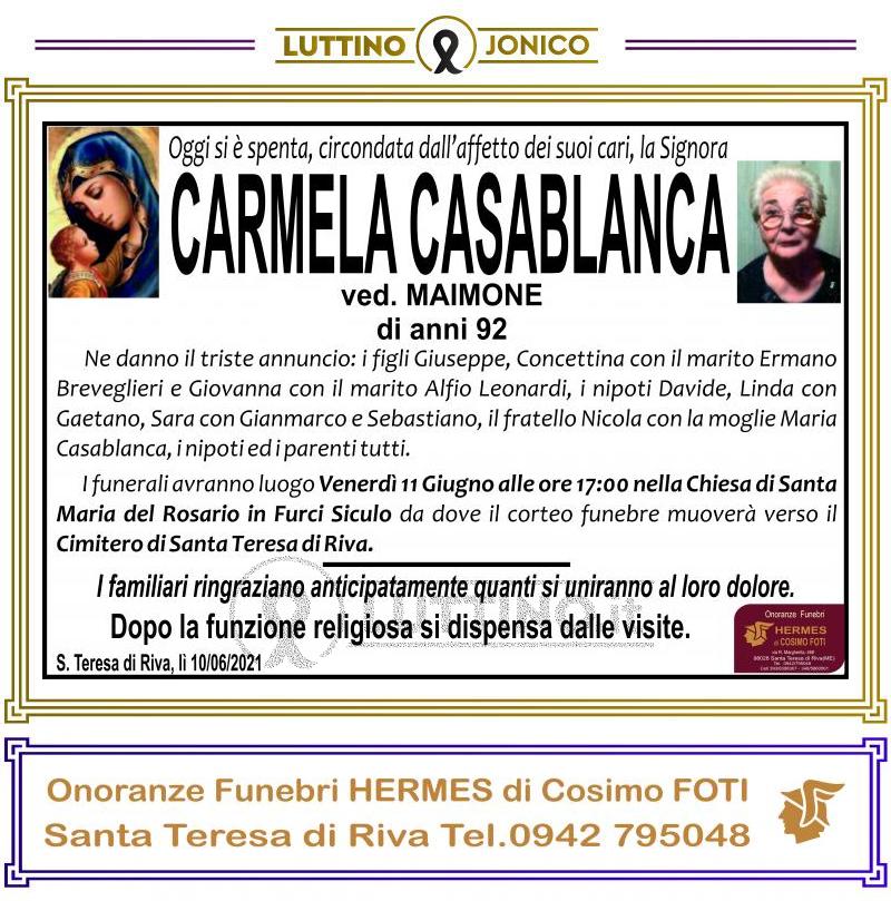Carmela  Casablanca 